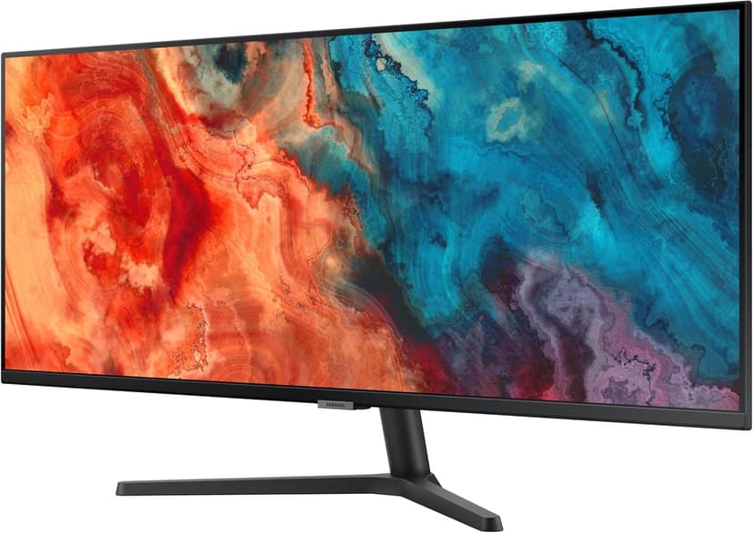 SAMSUNG 34" ViewFinity S50GC Series Ultrawide QHD Monitor, 100Hz, 5ms, HDR10, AMD FreeSync, Ultrawide Screen, Eye Care, Thin Bezels, PIP, PBP, LS34C50DGANXZA, 2023, Black