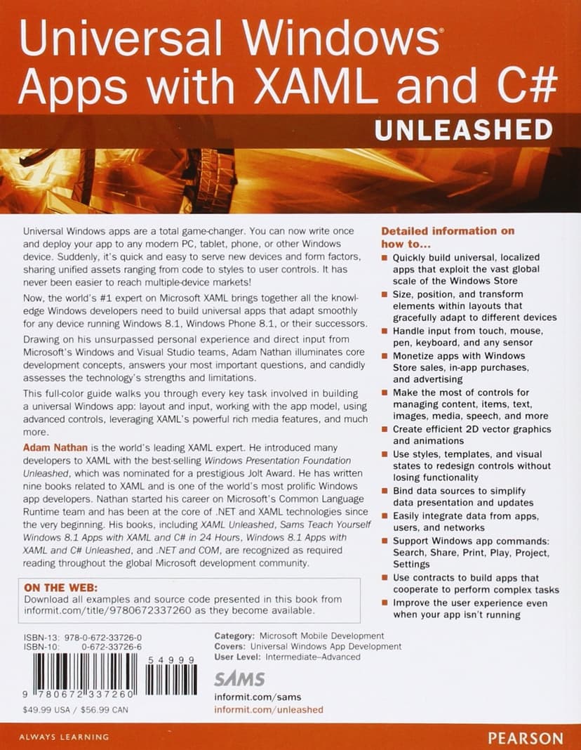 Universal Windows Apps with XAML and C# Unleashed