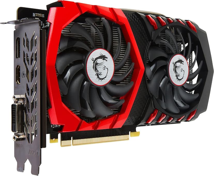 MSI Computer Video Graphic Cards GeForce GTX 1050 TI GAMING X 4G, 4GB