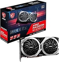 MSI Gaming Radeon RX 6700 XT 192-bit 12GB GDDR6 DP/HDMI Dual Torx 3.0 Fans FreeSync DirectX 12 VR Ready Graphics Card (RX 6700 XT MECH 2X 12G)