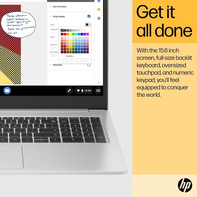 HP Chromebook 15 15.6" HD (Intel Pentium N6000, 8GB RAM, 128GB Storage (64GB eMMc + 64GB SD Card), UHD Graphics, Numeric KB) Home & Student Laptop, Anti-Glare, Webcam, Wi-Fi, Chrome OS, Silver