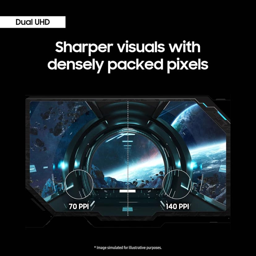Samsung 57" Odyssey Neo G9 Series Dual 4K UHD 1000R Curved Gaming Monitor, 240Hz, 1ms with DisplayPort 2.1, Quantum Mini-LED, DisplayHDR 1000, AMD FreeSync Premium Pro, LS57CG952NNXZA