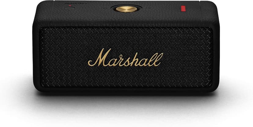 Marshall Emberton II Portable Bluetooth Speaker, Black & Brass
