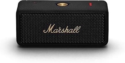 Marshall Emberton II Portable Bluetooth Speaker, Black & Brass