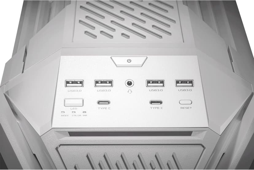 ASUS ROG Hyperion GR701 EATX Full-Tower Computer case with Semi-Open Structure, Tool-Free Side Panels, Supports up to 2 x 420mm radiators, Built-in Graphics Card Holder, 2X Front Panel Type-C