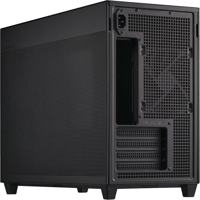 ASUS Prime AP201 33-Liter MicroATX Black case with Tool-Free Side Panels and a Quasi-Filter mesh, with Support for 360 mm Coolers, Graphics Cards up to 338 mm Long, and Standard ATX PSUs