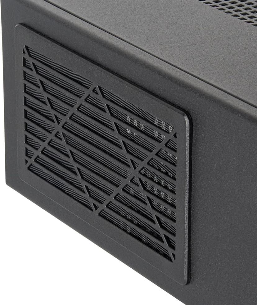 SilverStone Technology Milo 11 Slim & Compact Micro-ATX enclousre for Office or Home Theater, Requires TFX PSU (Sold Separately), SST-ML11B