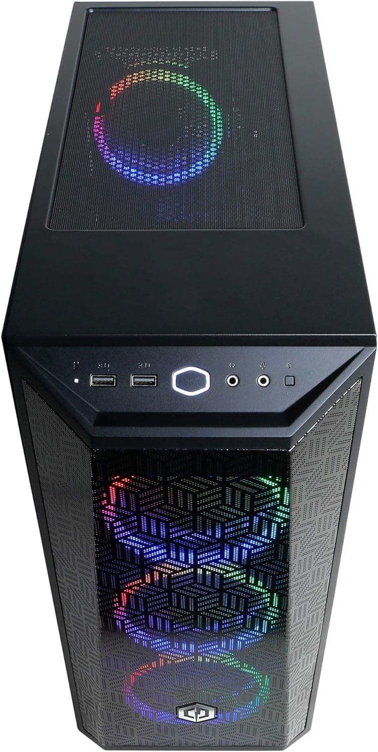CYBERPOWERPC Gamer Xtreme VR Gaming PC, Intel Core i5-12400F 2.5GHz, GeForce RTX 3050 8GB, 16GB DDR4, 500GB NVMe SSD, WiFi & Win 11 Home (GXiVR8060A16), Black