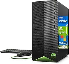 HP Pavilion Desktop Tower Computer, Intel 8-Core i7-11700F up to 4.9GHz, 32GB DDR4 RAM, 1TB PCIe SSD, GeForce GT 610 2GB, WiFi 6, Bluetooth, RJ-45, Type-C, HDMI, KB & Mouse, Windows 11 Pro, WE/PGPY