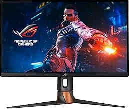 ASUS ROG Swift 360Hz 27” 1440P HDR Gaming Monitor (PG27AQN) - QHD (2560 x 1440), Fast IPS, 1ms, G-SYNC, Eye Care, HDMI, DisplayPort, USB, Ergonomic Design, VESA Wall Mountable, HDR10, DisplayHDR600