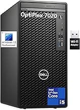 Dell OptiPlex 7020 Desktop Computer, 7000 Tower Dekstop PC, Intel Hexa-Core i5-12500 (Beat i7-11700), 32GB DDR5 RAM, 1TB PCIe SSD, DVDRW, USB WiFi Adapter, RJ-45, HDMI, DisplayPort, Windows 11 Pro