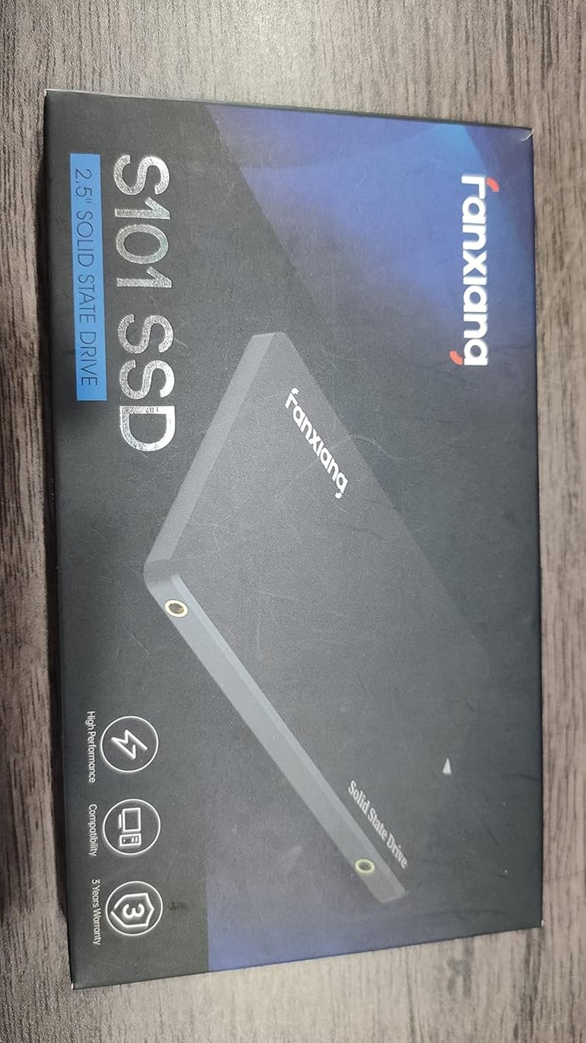 S101 512GB SSD SATA III 6Gb/s 2.5" Internal Solid State Drive, Read Speed up to 550MB/sec, Compatible with Laptop and PC Desktops(Black)