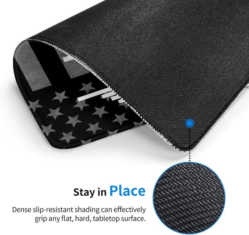I'd Rather Be Trading Traders Forex Stocks Day Mouse Pad Durable Green and Environmentally Friendly Locked Edge for Men Women