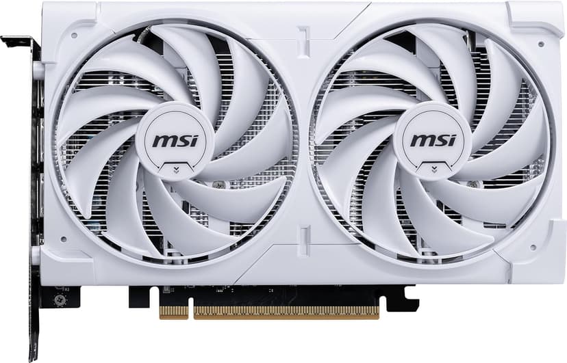 MSI Gaming RTX 5060 8G Ventus 2X OC White Graphics Card (8GB GDDR7,128-bit, Extreme Performance: 2535 MHz, DisplayPort x3 2.1a, HDMI 2.1b, NVIDIA Blackwell Architecture)