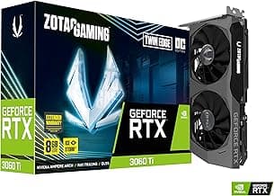 ZOTAC Gaming GeForce RTX™ 3060 Ti Twin Edge OC LHR 8GB GDDR6 256-bit 14 Gbps PCIE 4.0 Graphics Card, IceStorm 2.0 Advanced Cooling, Active Fan Control, Freeze Fan Stop ZT-A30610H-10MLHR