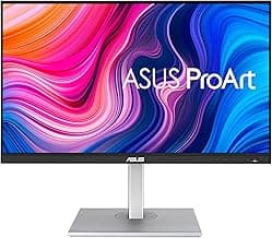 ASUS ProArt Display PA279CV 27” 4K HDR UHD (3840 x 2160) Monitor, IPS, 100% sRGB/Rec. 709, ΔE < 2, USB-C DisplayPort HDMI USB hub, Calman Verified, Compatible With Laptop & Mac Monitor,BLACK