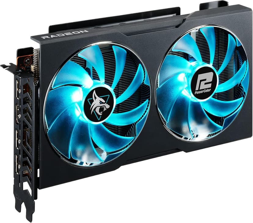 PowerColor Hellhound AMD Radeon RX 6600 Graphics Card with 8GB GDDR6 Memory