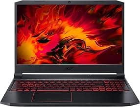 Acer Nitro 5 Gaming Laptop, 10th Gen Intel Core i5-10300H,NVIDIA GeForce GTX 1650 Ti, 15.6" Full HD IPS 144Hz Display, 8GB DDR4,256GB NVMe SSD,WiFi 6, DTS X Ultra,Backlit Keyboard,AN515-55-59KS