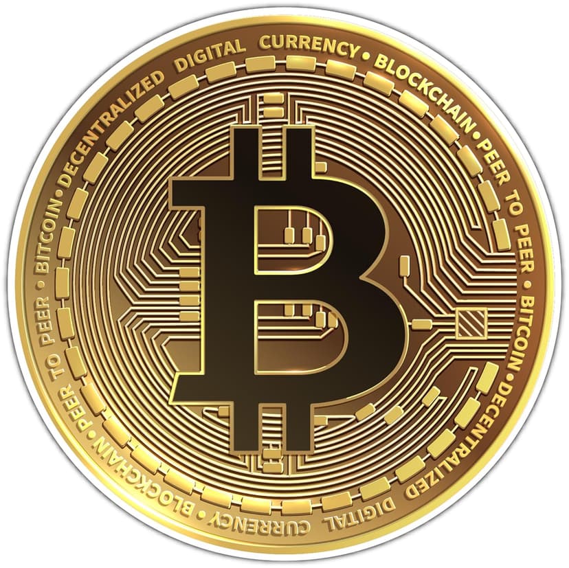 Crypto Mining Bull Trading Bitcoin Money Sticker – Cryptocurrency Enthusiast Car Bumper & Window Sticker Laptop Skateboard Luggage Sticker for Truck Hardhat Stickers for Men and Woman 4.5" so38