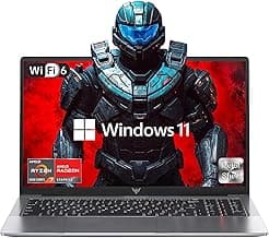 2025 AMD Gaming Laptop, 15.6inch Laptop Computer with AMD Ryzen 7 5700U(8C/16T, Up to 4.3GHz), 16GB RAM 512GB NVMe SSD Windows 11 Laptop, Radeon RX Vega 8 Graphics,WiFi 6