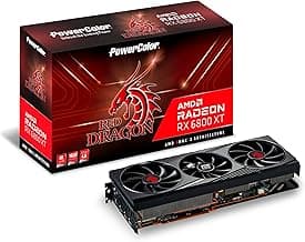 PowerColor Red Dragon AMD Radeon™ RX 6800 XT Gaming Graphics Card with 16GB GDDR6 Memory, Powered by AMD RDNA™ 2, Raytracing, PCI Express 4.0, HDMI 2.1, AMD Infinity Cache
