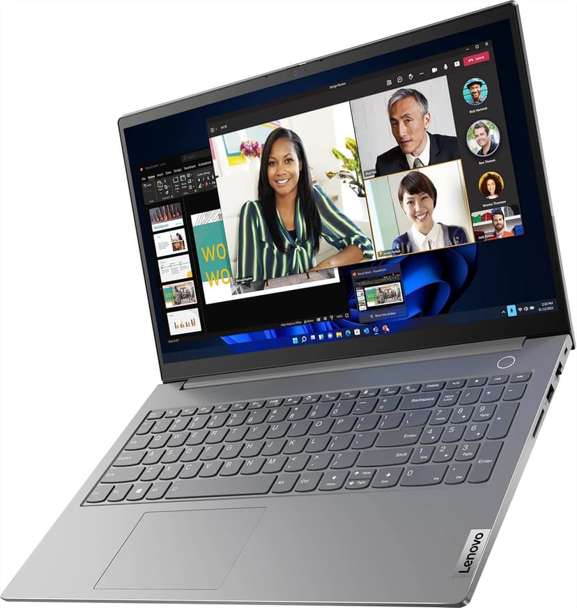 Lenovo ThinkBook 15 Gen 4 Business Laptop (15.6" IPS FHD Touchscreen, Intel 10-Core i7-1255U, 40GB RAM, 1TB SSD), FHD Webcam, Narrow Bezel, Backlit, Fingerprint, Thunderbolt 4, Win 11 Pro, Grey