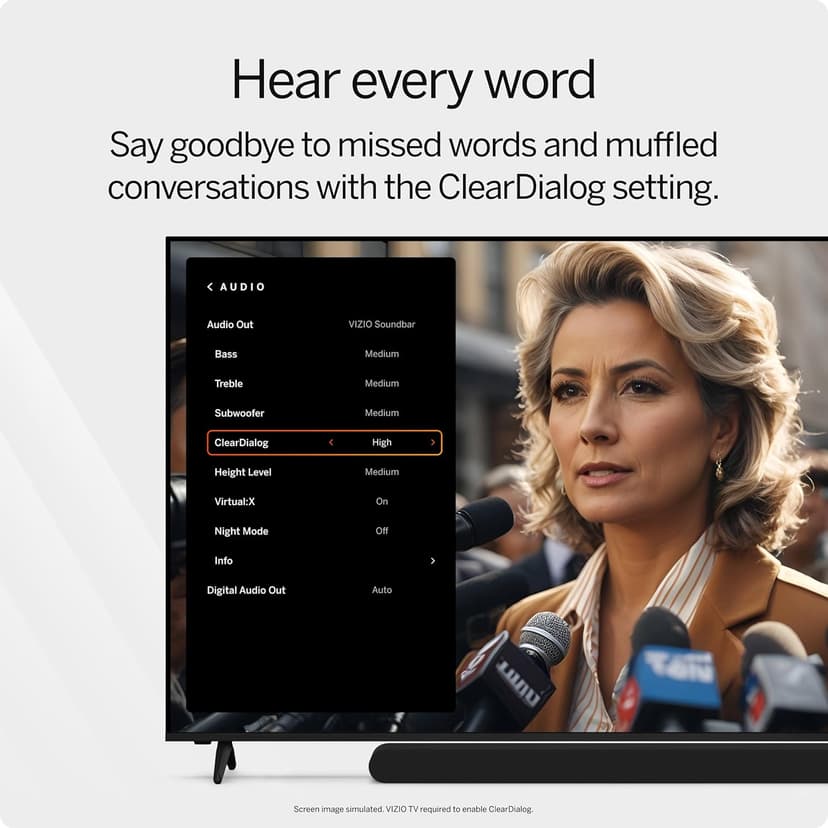 VIZIO 5.1 Soundbar SE, Wireless Subwoofer, Surround Sound w/Dolby Atmos & DTS:X, Bluetooth Speaker, QuickFit™ Compatible – SV510X-08 (New, 2024 Model)