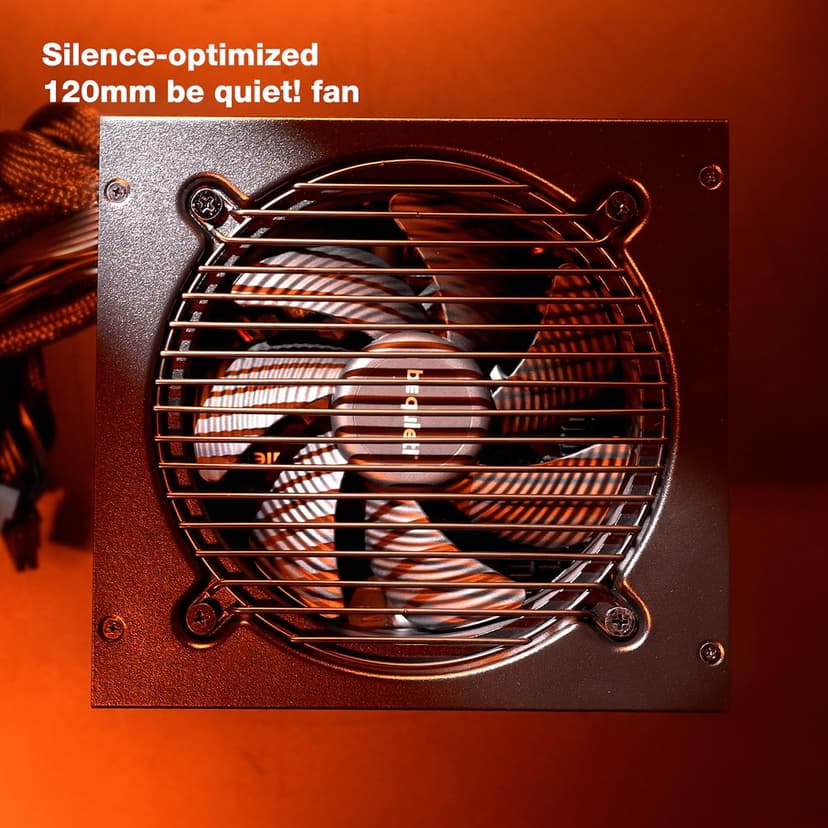 be quiet! Pure Power 12 850W PSU | 80 Plus Gold | ATX 3.1 | PCIe 5.1 GPU Support Power Supply | Silent 120mm Fan | High Performance 12V-Rail | Black | BP004US