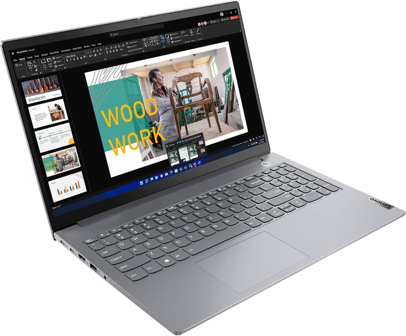 Lenovo ThinkBook 15 Gen 4 Business Laptop (15.6" IPS FHD Touchscreen, Intel 10-Core i7-1255U, 40GB RAM, 1TB SSD), FHD Webcam, Narrow Bezel, Backlit, Fingerprint, Thunderbolt 4, Win 11 Pro, Grey