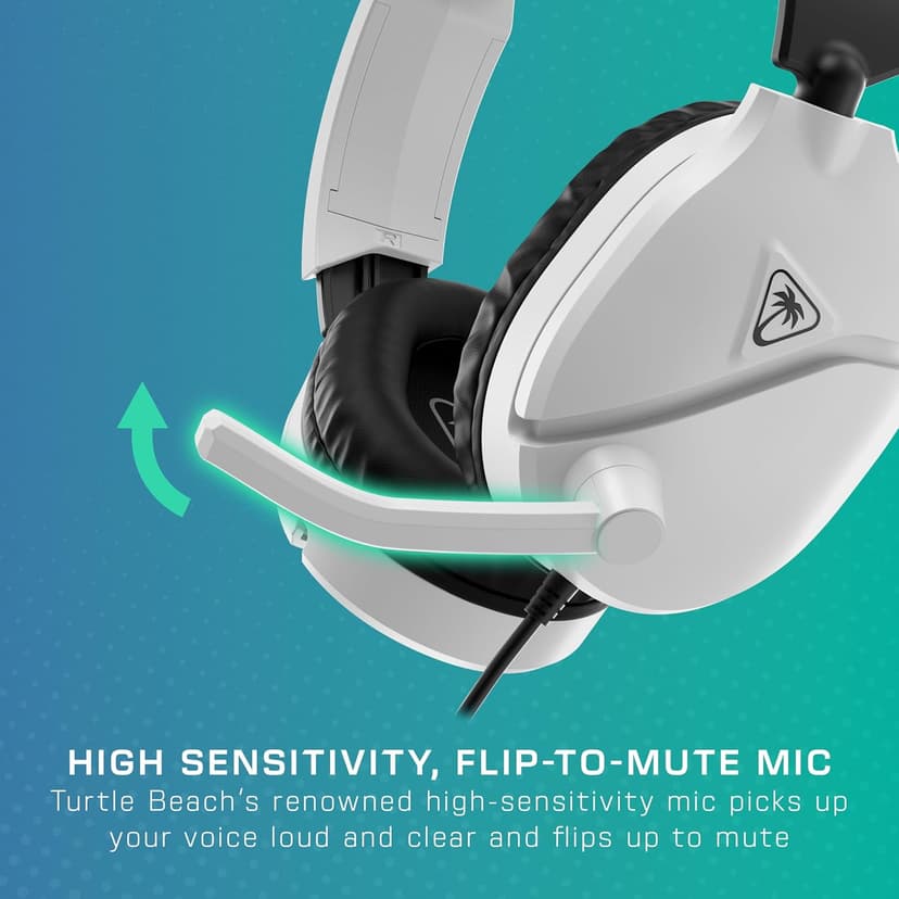 Turtle Beach Recon 70 Wired Gaming Headset - Nintendo Switch/Switch Lite/Switch - OLED Model, Nintendo Switch 2, Flip-to-Mute Mic, Adjustable, Lightweight, On-Ear Controls