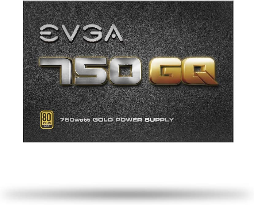 EVGA 210-GQ-0750-V1 750 GQ, 80+ GOLD 750W, Semi Modular, EVGA ECO Mode, 5 Year Warranty, Power Supply, Black