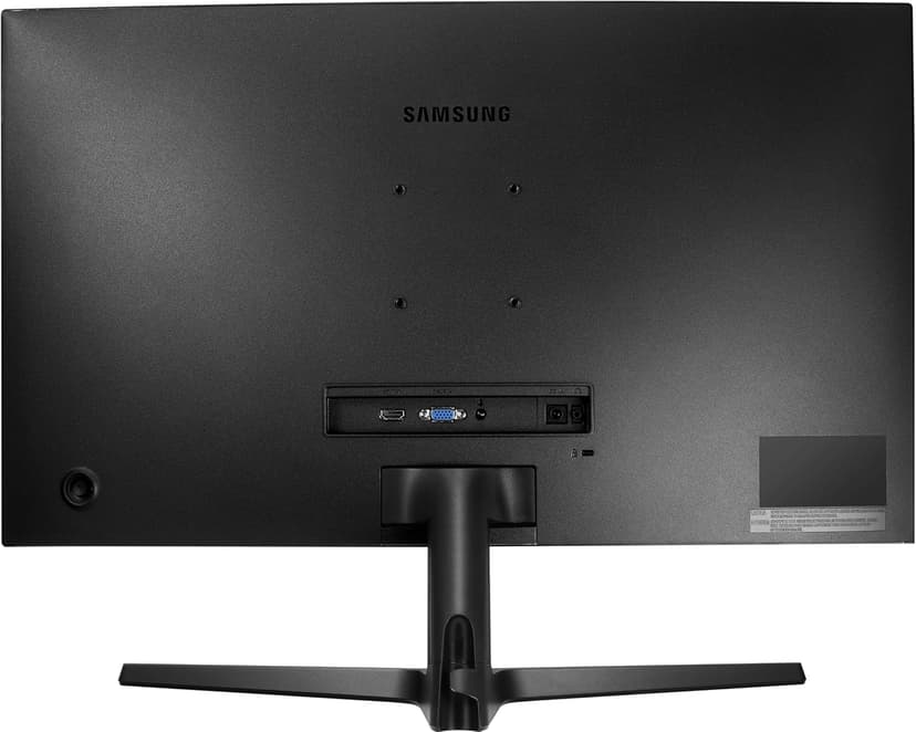 Samsung 27" Curved Monitor with FHD VA Display, AMD FreeSync, Low-Blue Light Mode, Adjustable Tilt, VESA Mount (75x75mm), 1 x HDMI 1.4, 1 x VGA, & Dockztorm USB Port Expander (2025 Latest Model)