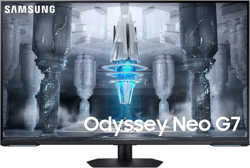 SAMSUNG 43" Odyssey Neo G7 Series 4K UHD Smart Gaming Monitor, 144Hz, 1ms, VESA Display HDR600, Quantum Matrix Technology, AMD FreeSync Premium Pro, LS43CG702NNXZA, Black