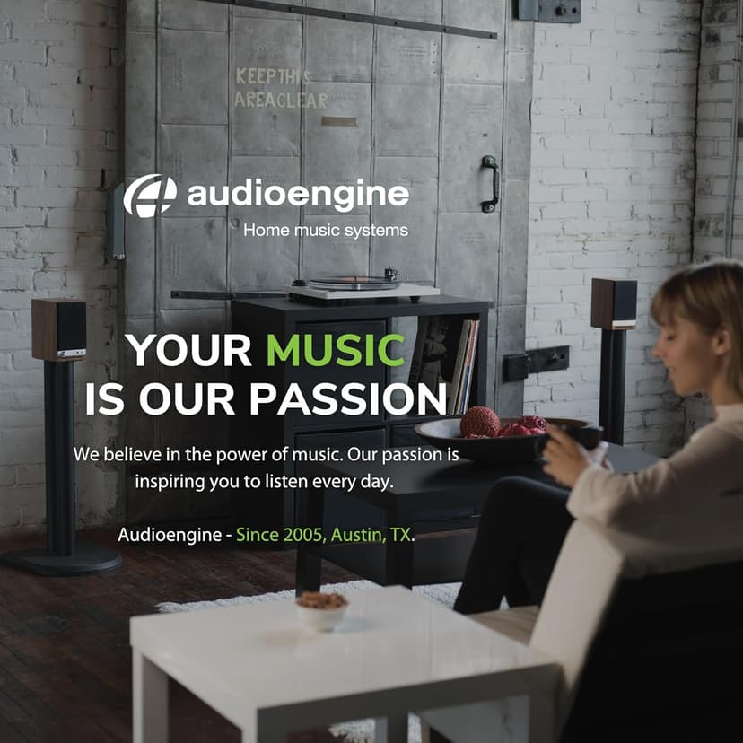 Audioengine A2-HD (HD3) Premium Computer Speakers for Desktop PC - 60W for Gaming Movies Music