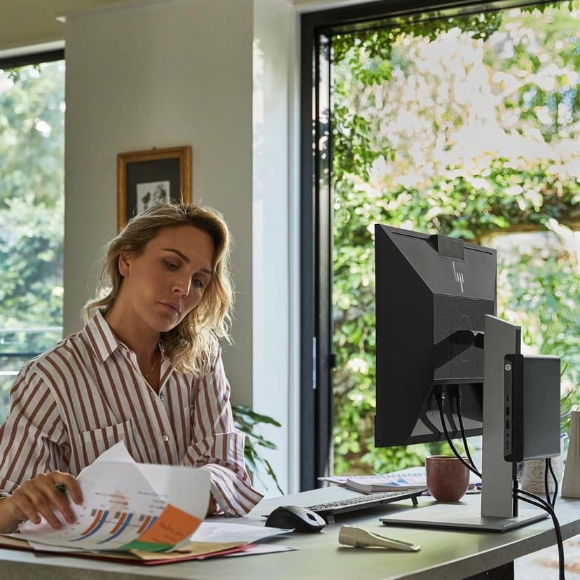 HP Elite Mini 800 G9 MFF PC Business Desktop Computer, 14th Gen Intel 20-Core i7-14700 up to 5.4GHz, 64GB DDR5 RAM, 2TB PCIe SSD, WiFi 6, Bluetooth, Type-C, HDMI, 2 DisplayPort, Windows 11 Pro, Wendbo