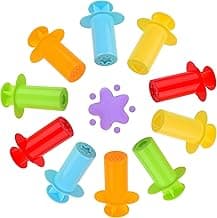 Kare & Kind® Set of 10 pcs Smart Dough Tools Kit with Extruder Machine (10 Extruder Tools)