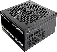 Thermaltake Toughpower GT 750W ATX 3.1 Standard Power Supply; 80 Plus Gold Efficiency; Smart Zero Fan; Native 300W PCIe 5.1 Connector; PS-TPT-0750FNFAGU-3; 5 Year Warranty