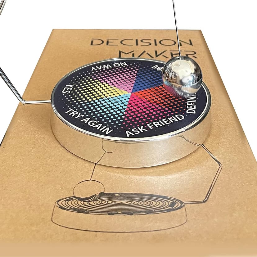 Magnetic Decision Maker Swing Pendulum Office Desk Decoration Toy,Novelty Gadget Gift