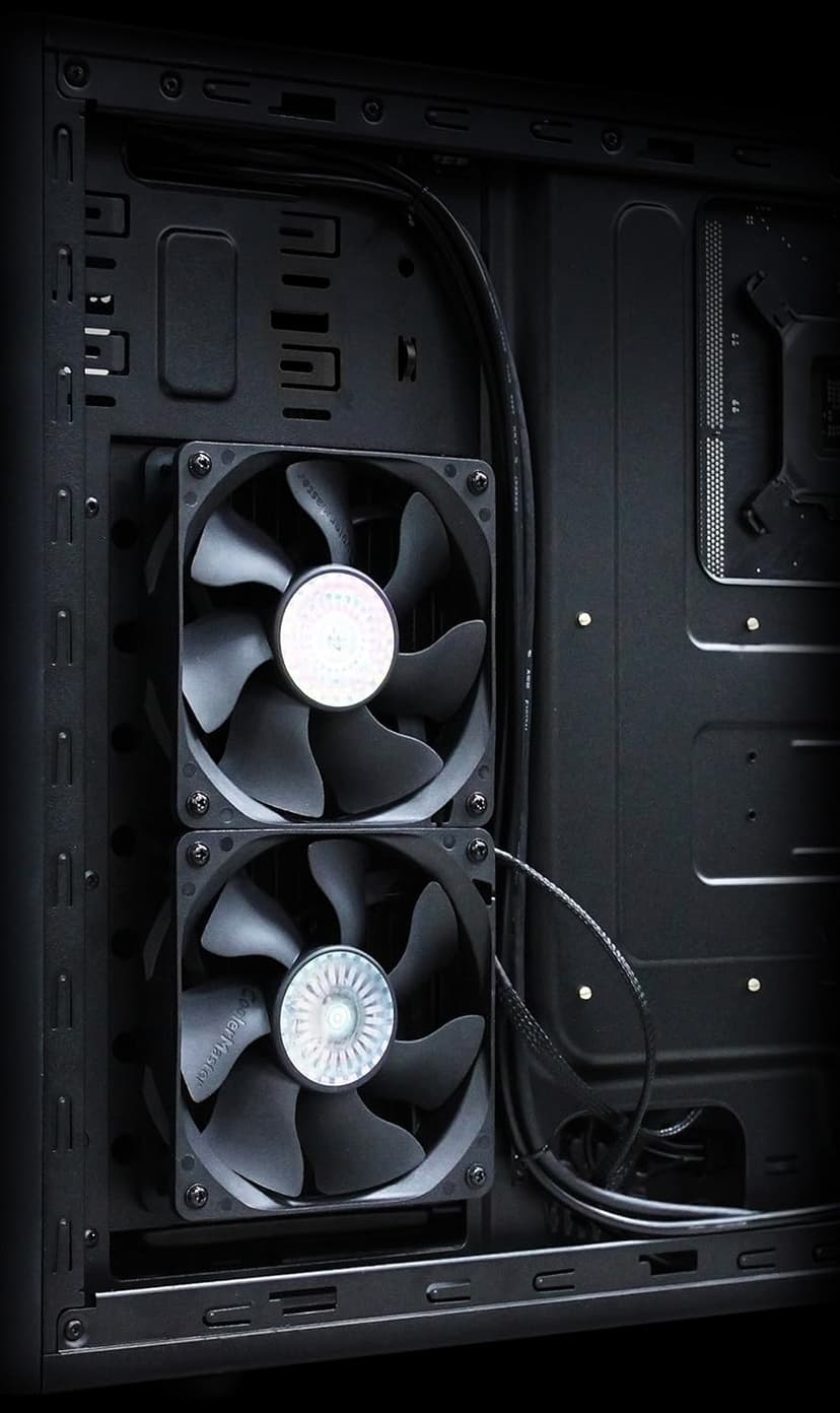 Cooler Master N400 - Mid Tower Computer Case with Fully Meshed Front Panel (NSE-400-KKN2)
