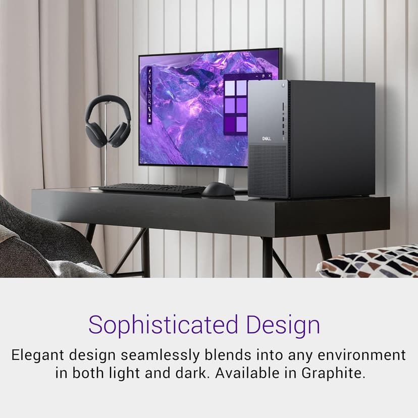 Dell Tower Plus EBT2250 Desktop - Intel Core Ultra 7 265, 1TB SSD, 32GB DDR5 RAM, Intel UHD, 1 Year Onsite Service & 6 Month Migrate, Windows 11 Home, 1-Year McAfee+Premium Protection - Black