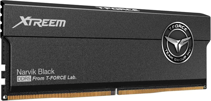 TEAMGROUP T-Force XTREEM DDR5 Ram 48GB (2x24GB) 8000MHz PC5-64000 CL38 M-DIE Desktop Memory Module Ram for 600 700 Series Chipset XMP 3.0 Ready Black FFXD548G8000HC38EDC01