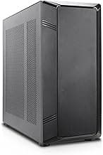 Rosewill Helium NAS Black ATX Mid Tower Computer Case, Mesh Panel, 4X 140mm PWM Fan, Ideal for DIY NAS, Media Servers, or Small Business Applications