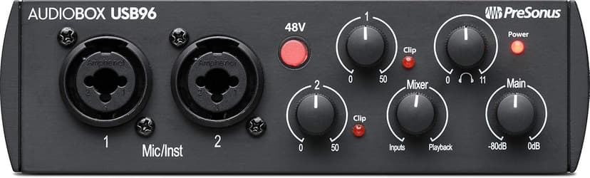 PreSonus AudioBox USB 96 Studio with Studio One Pro Software