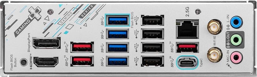MSI X670E GAMING PLUS WIFI Gaming Motherboard (AMD Ryzen 9000/8000/7000 Series Processors, AM5, DDR5, PCIe 5.0, SATA 6Gb/s, M.2 slots, USB 3.2 Gen 2, Wi-Fi 6E, Bluetooth 5.3, 2.5Gbps LAN, HDMI/DP,ATX)