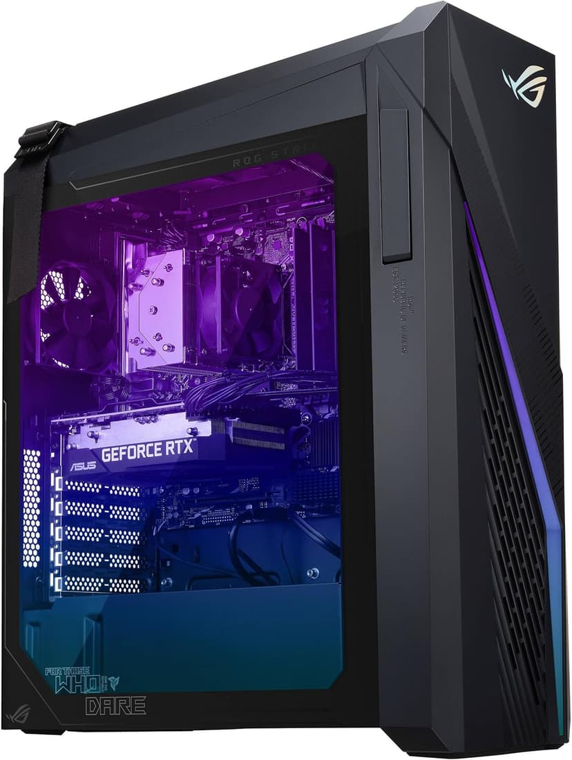 ASUS ROG Strix G16CH Gaming Desktop Intel 16-core i7-13700F (Beats i9-12900F) 32GB RAM 1TB SSD Geforce RTX 4060 Ti Dual 8GB Aura Sync Lighting 750W PSU (80+ Gold) Win11 w/ICP Accessory