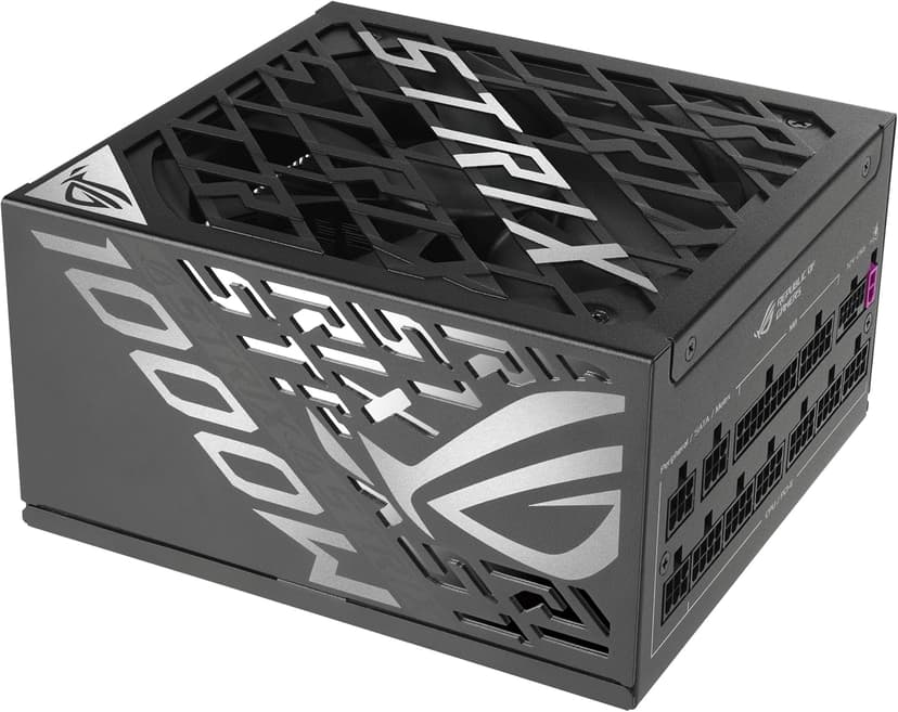 ASUS ROG Strix 1000W Platinum (Fully Modular Power Supply, 80 Plus Platinum Certified, ATX 3.1, Cybenetics Lambda A+, GaN MOSFET, GPU-First Intelligent Voltage Stabilizer, 10-Year Warranty)