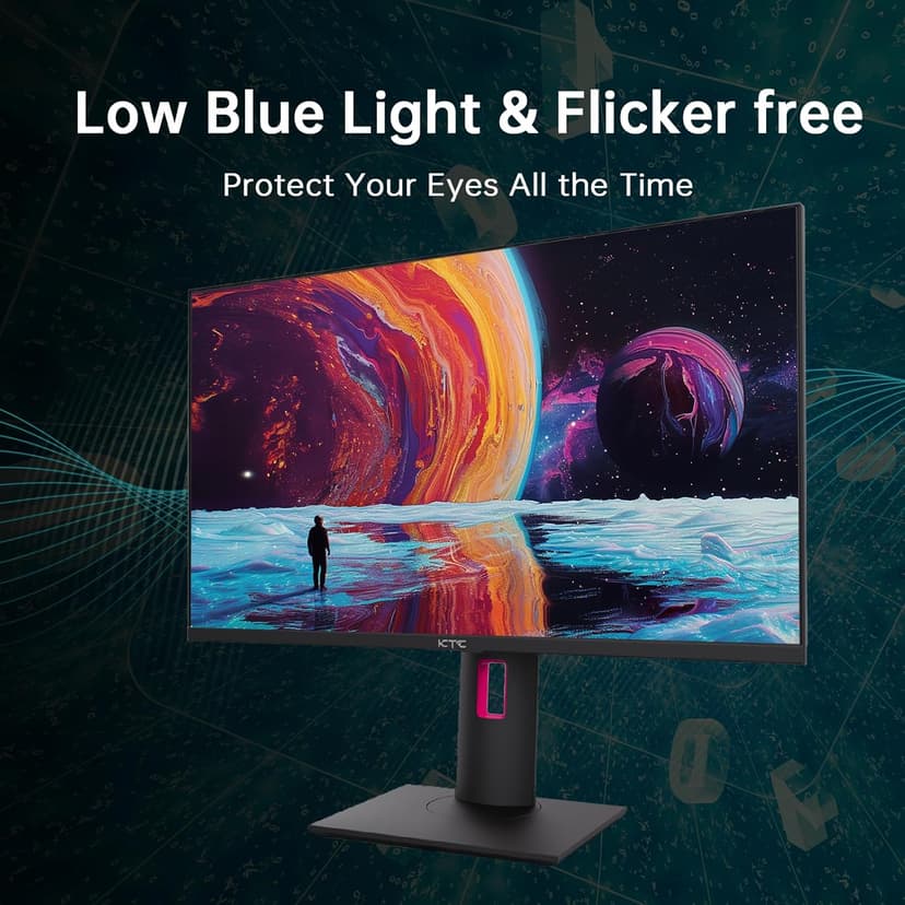 27" 4K UHD 144Hz Gaming Monitor - Fast IPS Panel 160Hz 1ms GTG, HDR400 132% sRGB, HDMI2.1/DP1.4, VESA Mount, Height/Tilt/Pivot/Swivel Stand, Vertical Monitor Ideal for Gamers, Designers