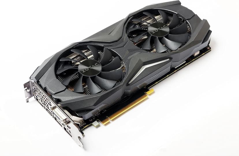 ZOTAC GeForce GTX 1080 AMP! Edition, ZT-P10800C-10P, 8GB GDDR5X Ice Storm Cooling, Metal Wraparound Carbon ExoArmor exterior, Ultra-wide 100mm Fans Gaming Graphics Card