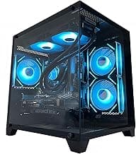 Gaming PC Desktop Computer, Ryzen 7 5700X,RTX 4060,32GB DDR4 RAM and 1TB M.2 NVMe SSD, 240 Liquid Cooler, ARGB Fans,Game Design Office (R7 5700X / RTX 4060 / 32GB DDR4 / 1TB SSD)