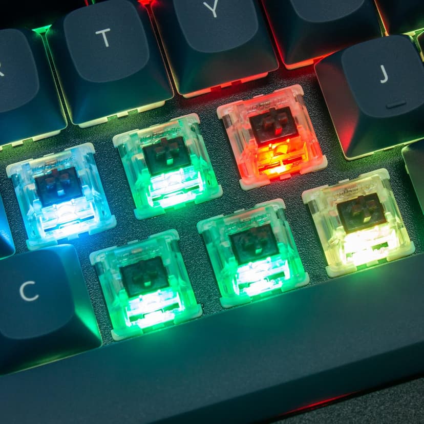 Keychron Q7 Wired Custom Mechanical Keyboard, 70% Layout QMK/VIA Programmable Macro with Hot-swappable Gateron G Pro Brown Switch Double Gasket Compatible with Mac Windows Linux (Black)